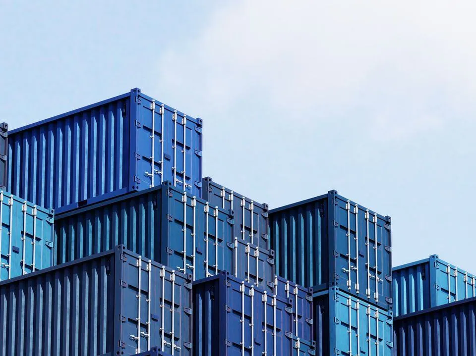 Containers ready for European delivery